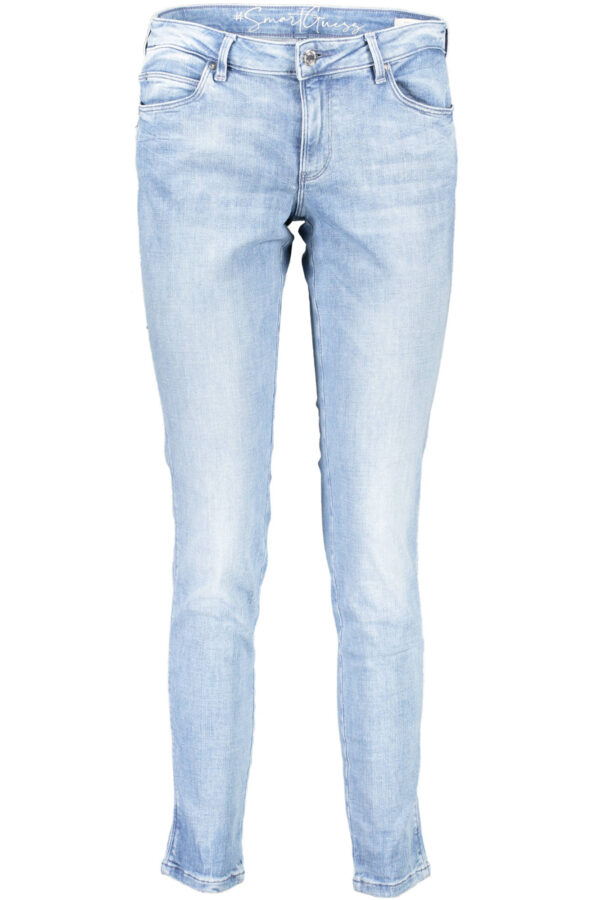 Kavbojke Guess Jeans za ženske – svetlo modre