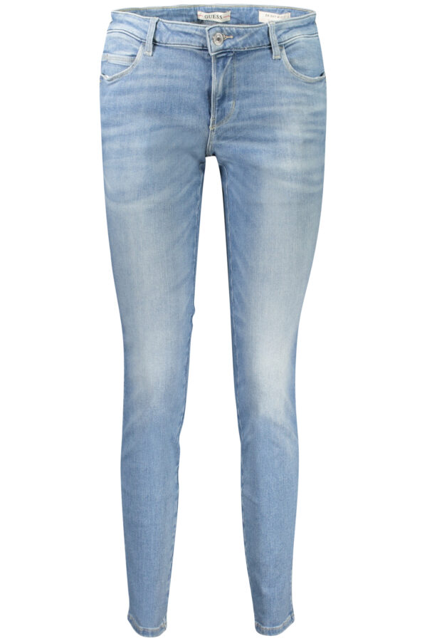 Kavbojke Guess Jeans za ženske – svetlo modre