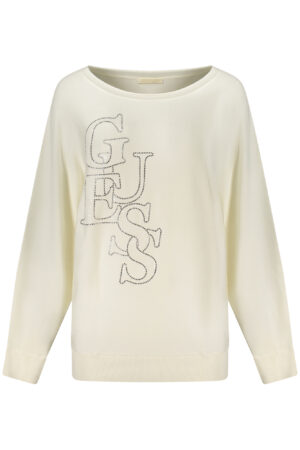 guessjeansmagliadonnabianco_1-8.jpg Pleten pulover Guess Jeans za ženske – bel