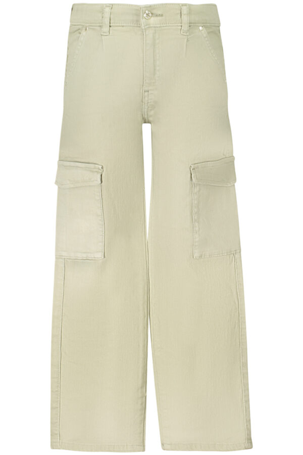 Otroške hlače Guess Jeans za deklice – zelene – sprednji pogled