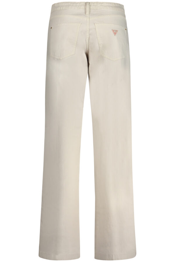 Hlače Guess Jeans za ženske – bež