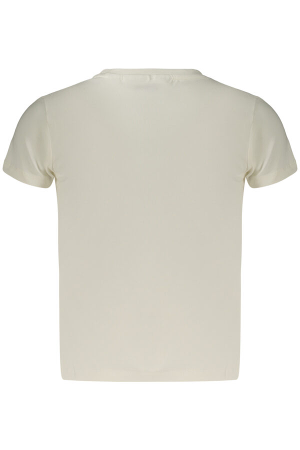 guessjeanst-shirtmanichecortebambinabianco_2.jpg Otroška majica Guess Jeans za deklice – bela