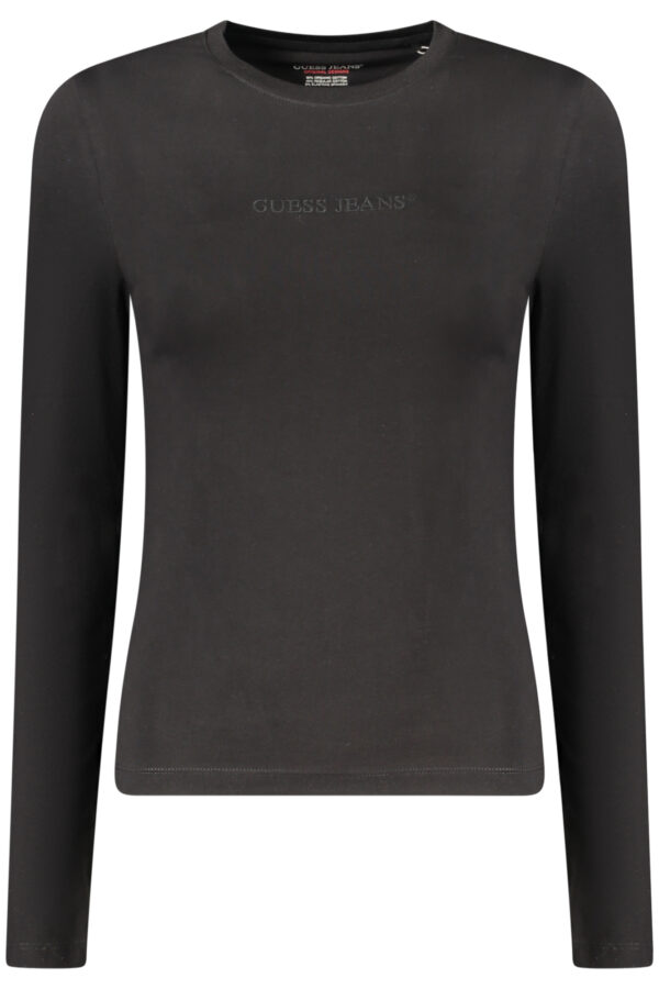 guessjeanst-shirtmanichelunghedonnanero_1-2.jpg Majica Guess Jeans za ženske – črna