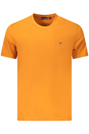 napapijrit-shirtmanichecorteuomoarancio_1-1.jpg Majica Napapijri za moške – oranžna