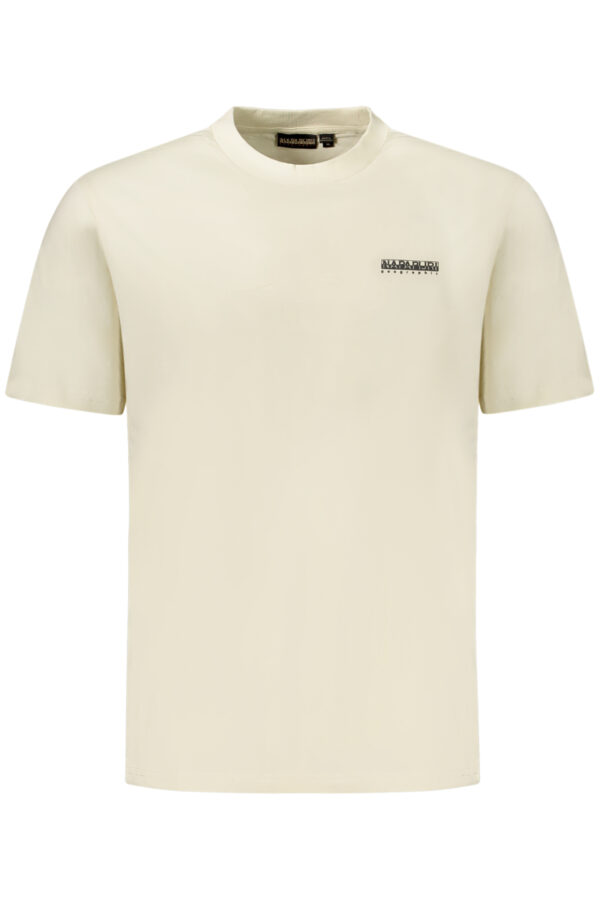 napapijrit-shirtmanichecorteuomobeige_1.jpg Majica Napapijri za moške – bež