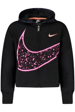 Otroški pulover Nike za deklice – črn