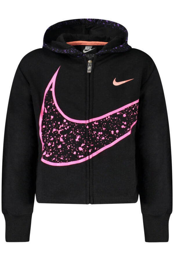 Otroški pulover Nike za deklice – črn