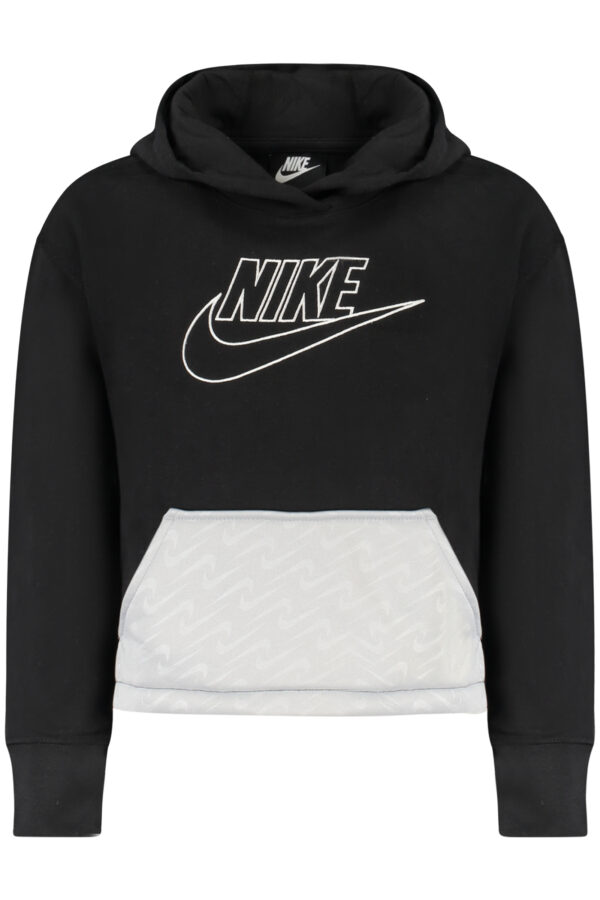 Otroški pulover Nike za deklice – črn – sprednji pogled