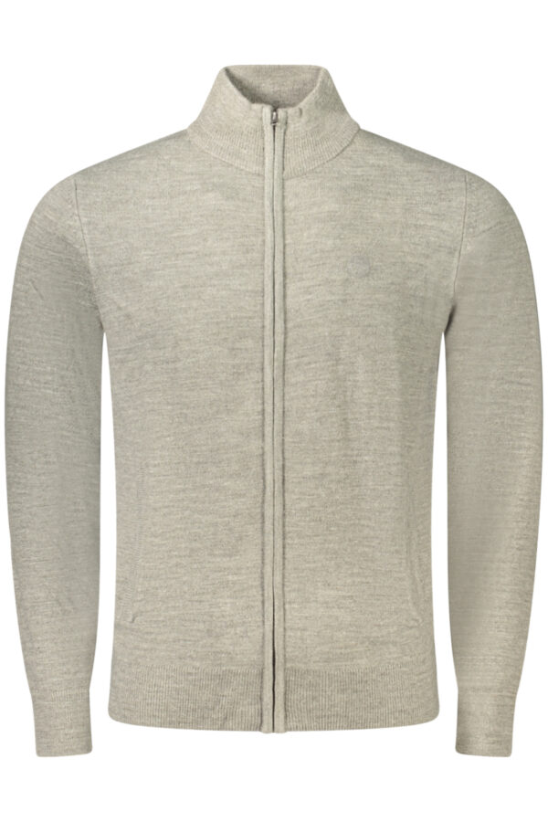 Pleten pulover North Sails za moške – siv