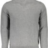 Pleten pulover North Sails za moške – siv
