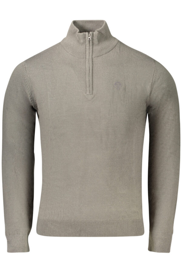 Pleten pulover North Sails za moške – siv