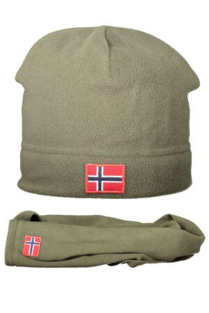 Kapa Norway 1963 za moške – zelena – sprednji pogled