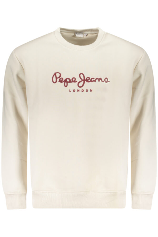 Pulover Pepe Jeans za moške – bel – sprednji pogled
