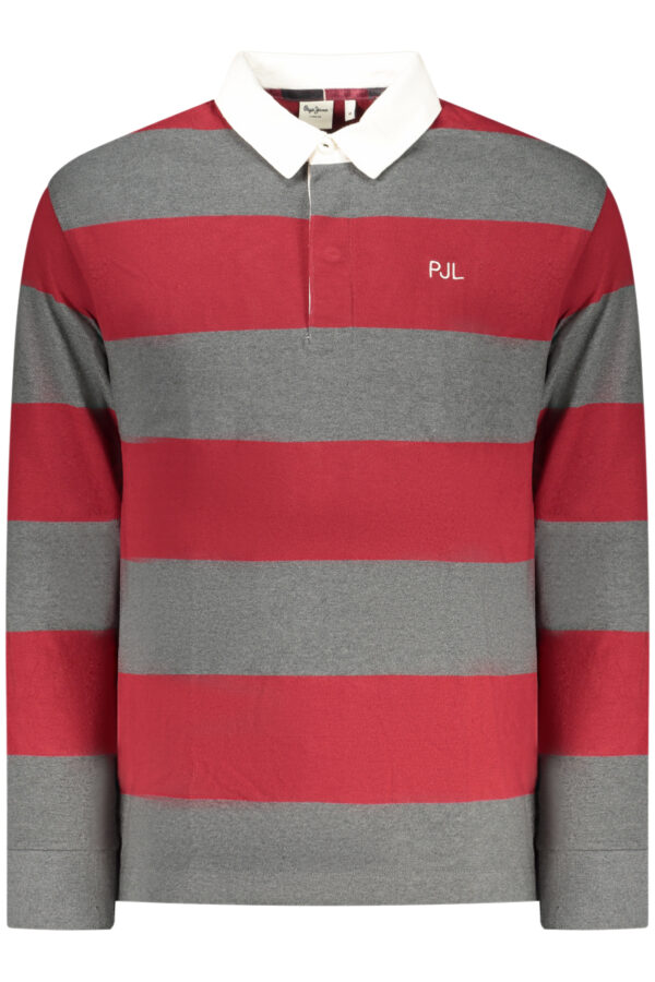 pepejeanspolomanichelungheuomorosso_1.jpg Polo majica Pepe Jeans za moške – rdeča