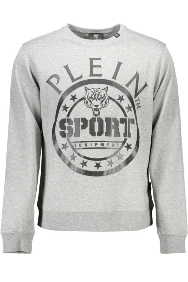 pleinsportfelpasenzazipuomogrigio_1.jpg Pulover Plein Sport za moške – siv