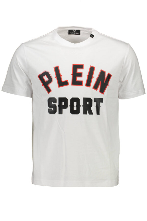 pleinsportt-shirtmanichecorteuomobianco_1.jpg Majica Plein Sport za moške – bela