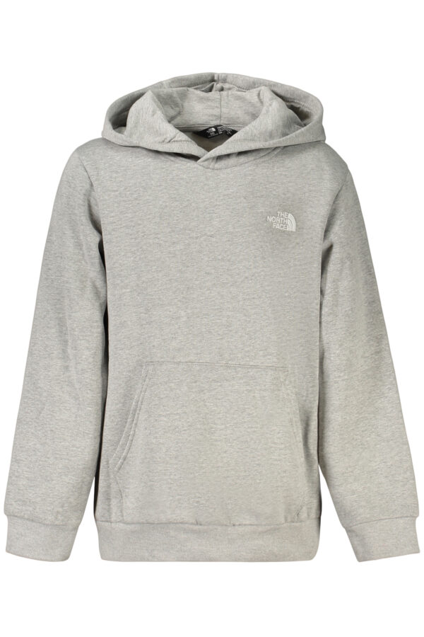 thenorthfacefelpasenzazipbambinogrigio_1-1.jpg Otroški pulover The North Face za dečke – siv