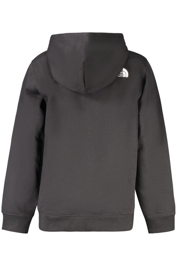 Otroški pulover The North Face za dečke – črn – pogled od zadaj