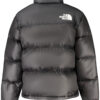 Otroška jakna The North Face za dečke – črna – pogled od zadaj