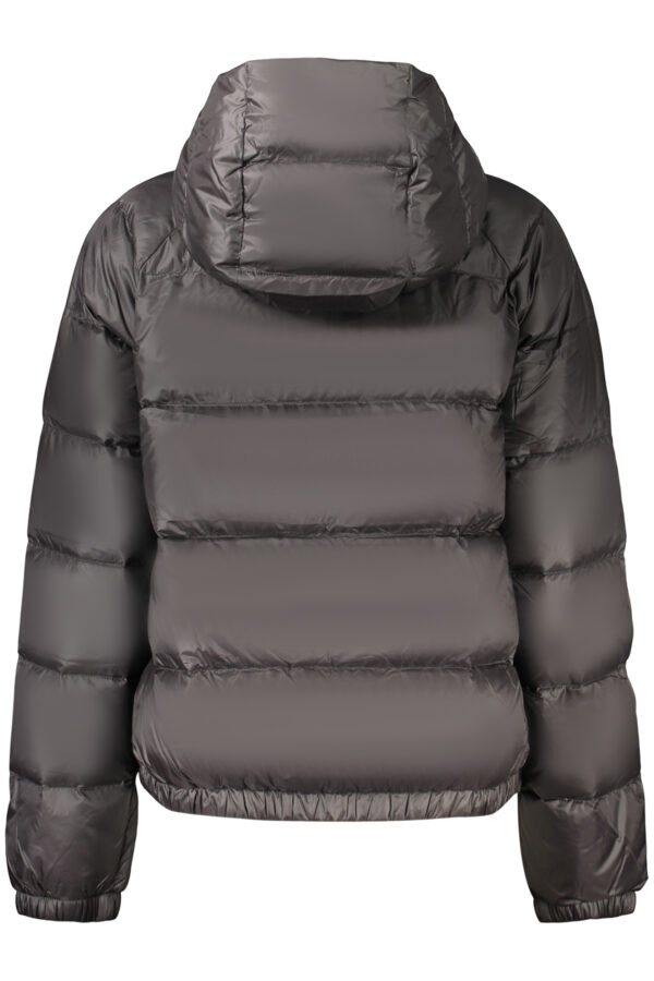 Jakna The North Face za ženske – črna – pogled od zadaj