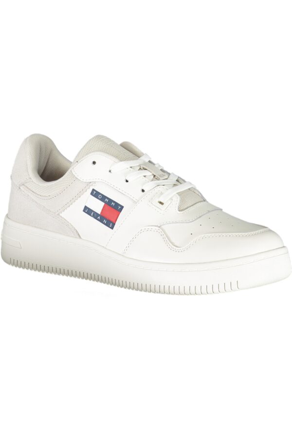 Superge Tommy Hilfiger za ženske – bele – pogled od zadaj