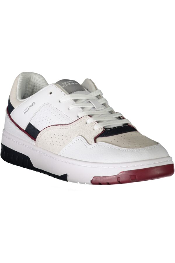 Superge Tommy Hilfiger za moške – bele – pogled od zadaj
