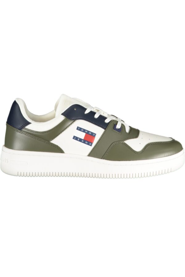 tommyhilfigercalzaturasportivauomoverde_1-2.jpg Superge Tommy Hilfiger za moške – zelene – sprednji pogled