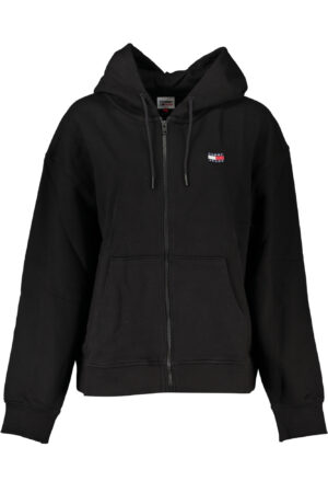Pulover Tommy Hilfiger za ženske – črn