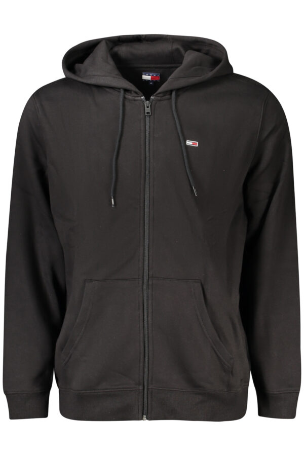 tommyhilfigerfelpaconzipuomonero_1.jpg Moška jopica Tommy Hilfiger – črna