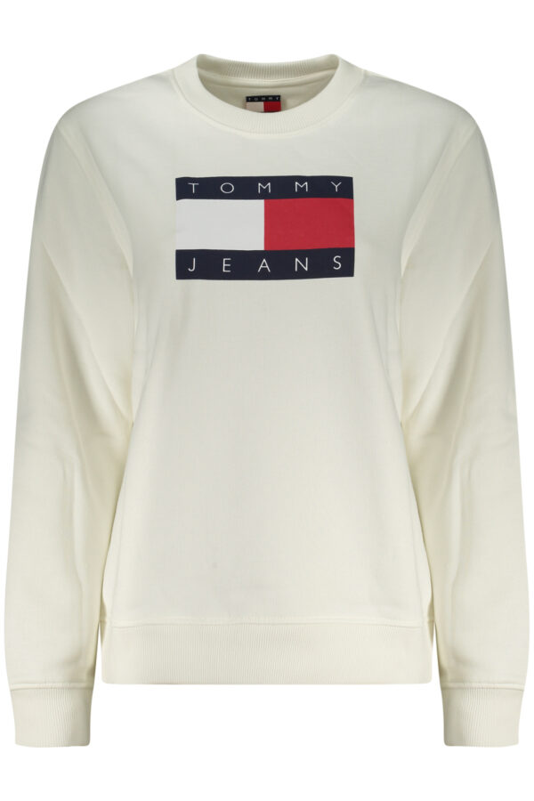 Pulover Tommy Hilfiger za ženske – bel