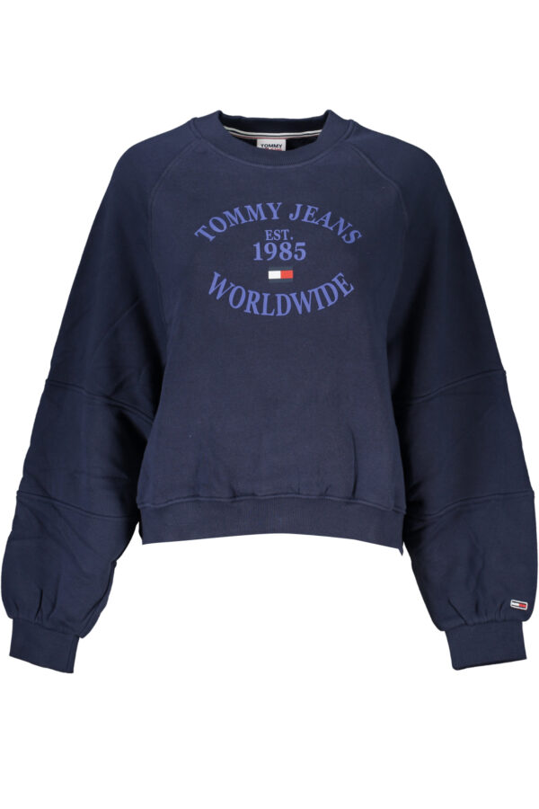 Pulover Tommy Hilfiger za ženske – moder