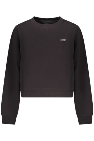 Pulover Tommy Hilfiger za ženske – črn