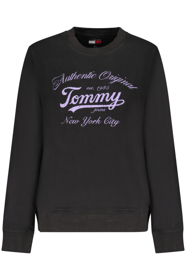 tommyhilfigerfelpasenzazipdonnanero_1-7.jpg Pulover Tommy Hilfiger za ženske – črn