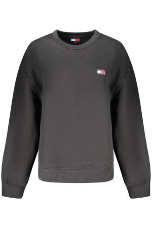 Pulover Tommy Hilfiger za ženske – črn
