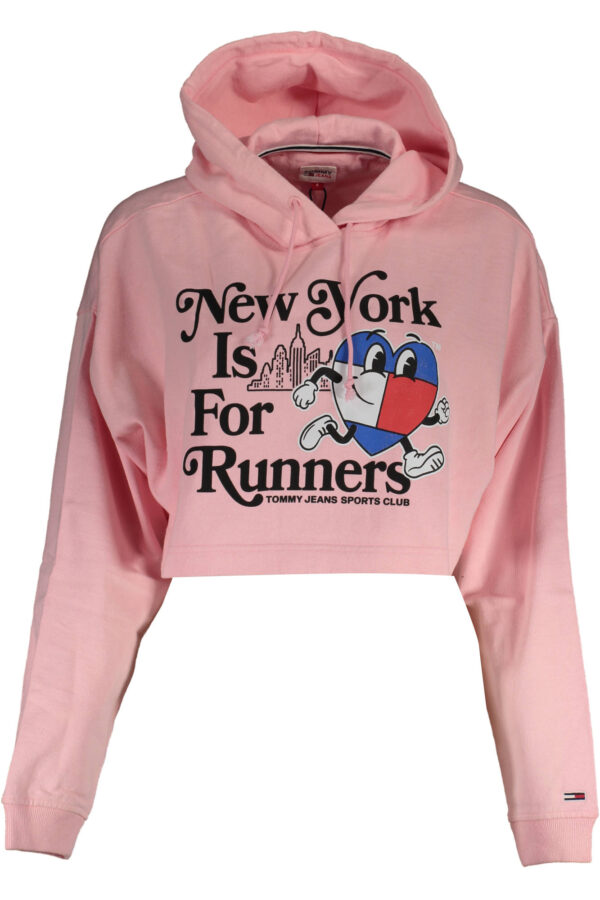 Pulover Tommy Hilfiger za ženske – roza