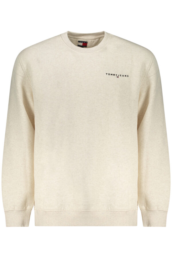 Pulover Tommy Hilfiger za moške – bež – sprednji pogled