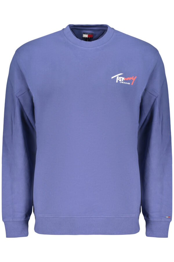tommyhilfigerfelpasenzazipuomoblu_1-2.jpg Pulover Tommy Hilfiger za moške – moder