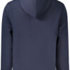 Pulover Tommy Hilfiger za moške – moder – pogled od zadaj