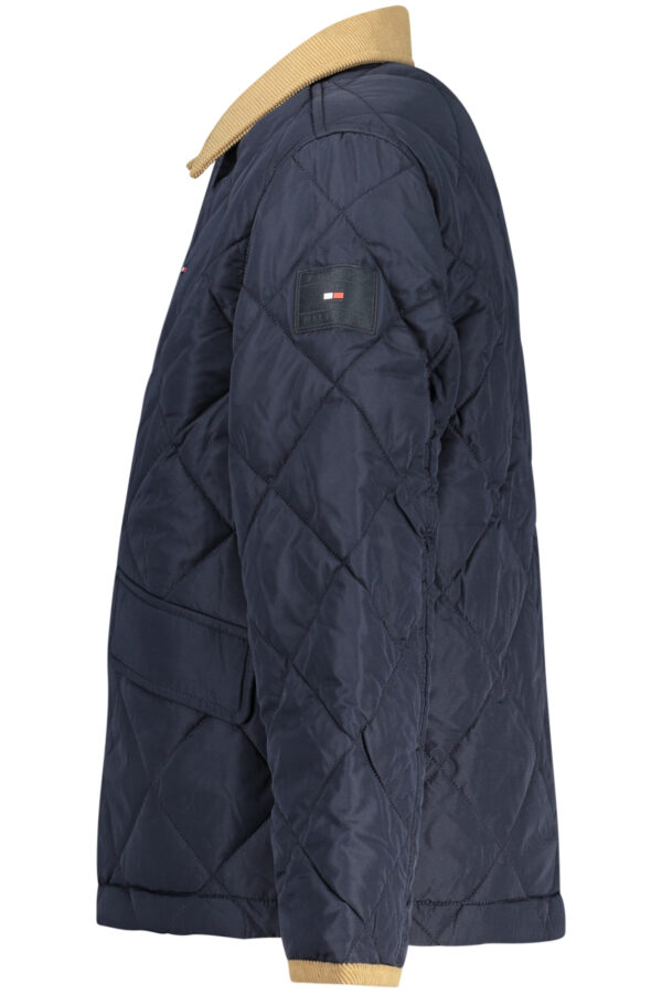 Otroška jakna Tommy Hilfiger za dečke – modra