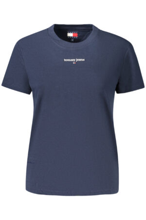 Majica Tommy Hilfiger za ženske – modra