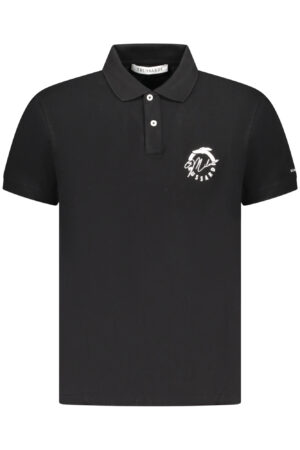 Polo majica Trussardi za moške – črna