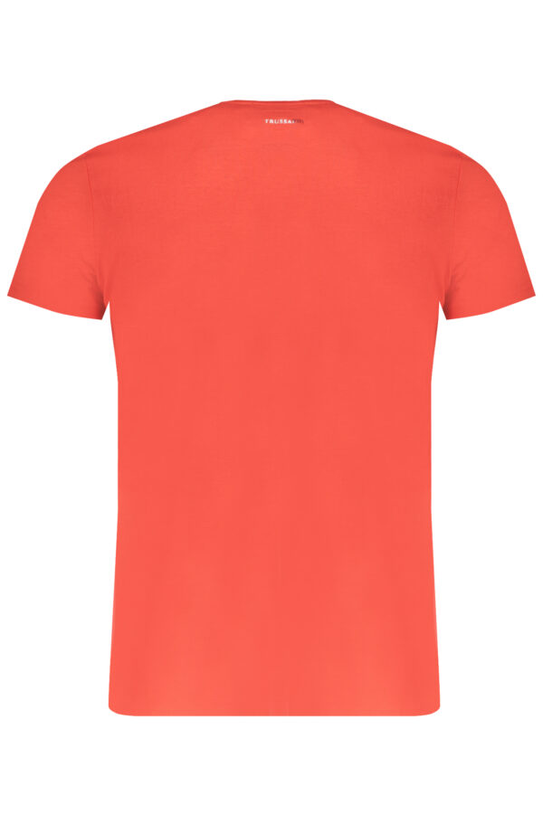 trussardit-shirtmanichecorteuomorosso_2.jpg Majica Trussardi za moške – rdeča