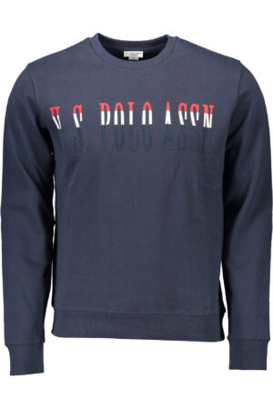 Pulover U.S. Polo Assn. za moške – moder – sprednji pogled