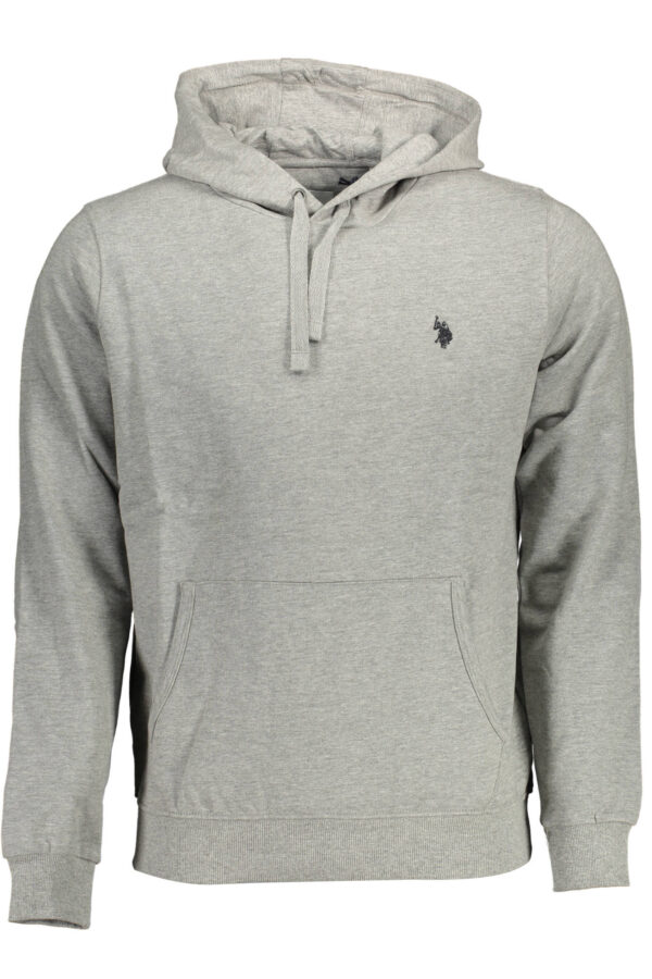 Pulover U.S. Polo Assn. za moške – siv – sprednji pogled