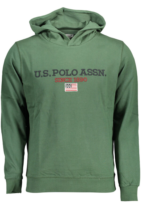 Pulover U.S. Polo Assn. za moške – zelen – sprednji pogled