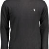 uspololupettouomonero_1.jpg Pleten pulover U.S. Polo Assn. za moške – črn – sprednji pogled